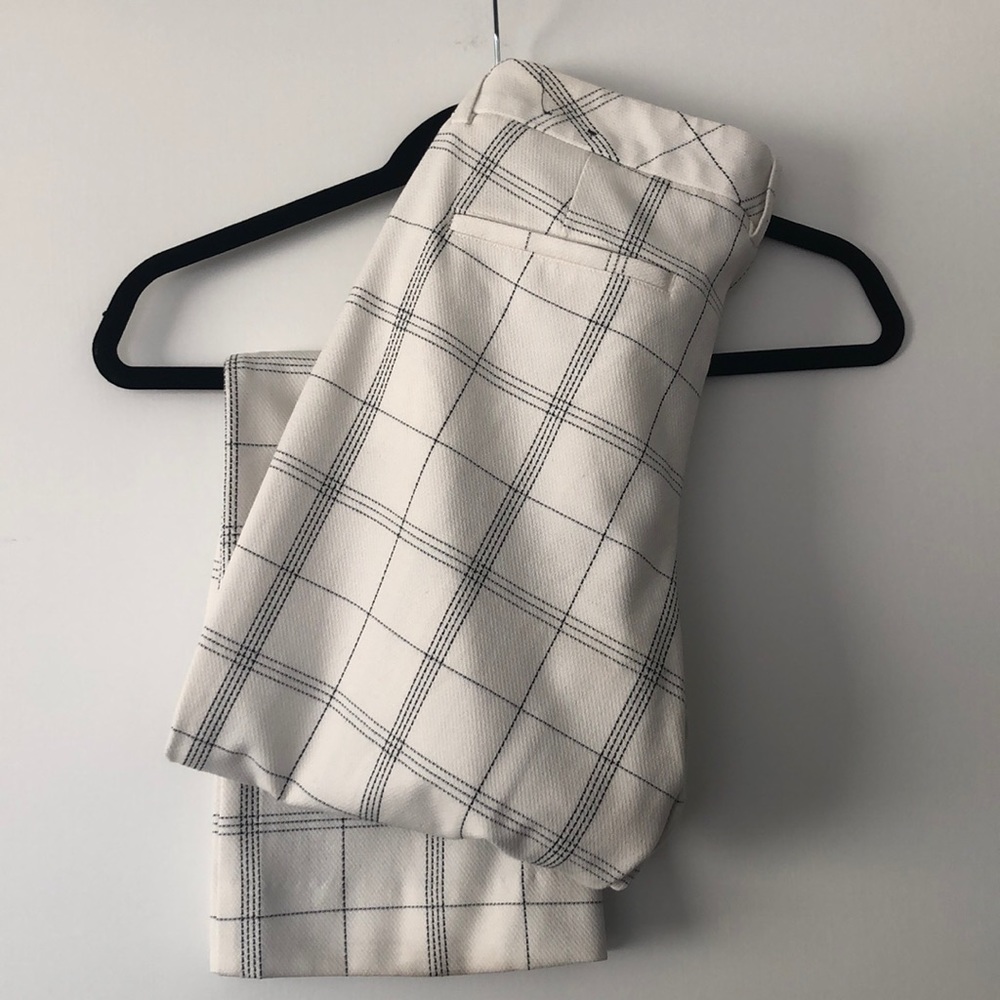 Plaid Express barely boot dress pants